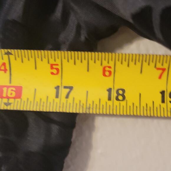 Vintage Street Code Womens L Black Velour Floral Pattern Grunge 90's Y2K - Picture 4 of 5